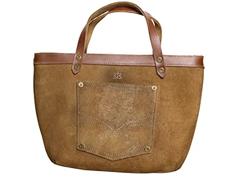 STS Ranchwear Calvary Satchel Distressed Brown Leather One Size, Distressed Brown Leather, One Size
