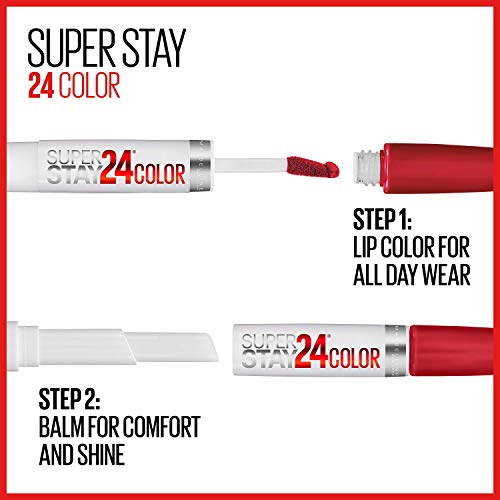 Maybelline New York Super Stay 2-Step Lipstick, Forever Chestnut