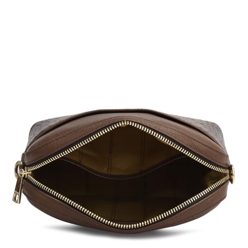 Da Milano Genuine Leather Brown Sling (Small) (01915)