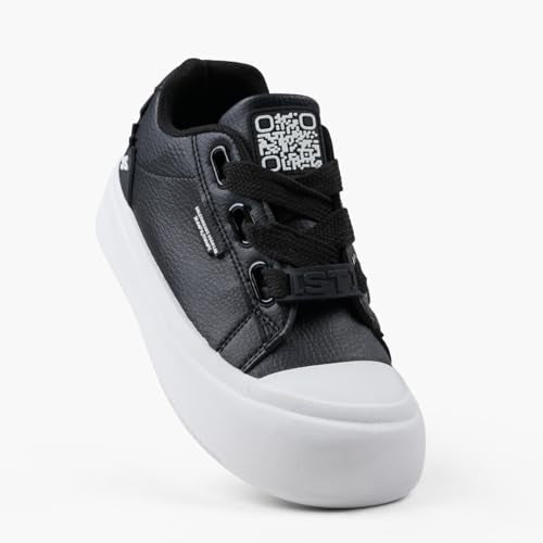 SOLETHREADS Ollie Sneakers for Women | Stylish & Fashionable| Comfortable|Walking Shoes| Lightweight Flexible| Skid-Resistant| Everyday |Casual Shoes for Women|Black|UK 5