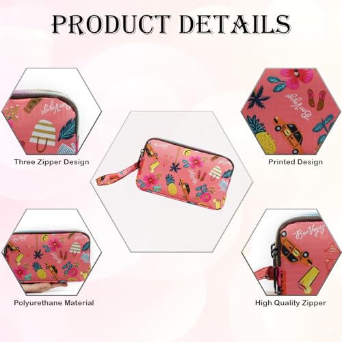 MOMISY Women's Girls Clutch | Zipper | Ladies Purse Wallet Girls (Mix Design)