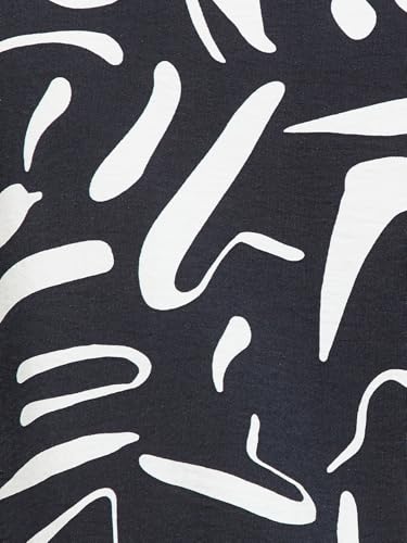 Max Women's Nylon A-Line Below The Knee Dress (PA25DRS11_Black