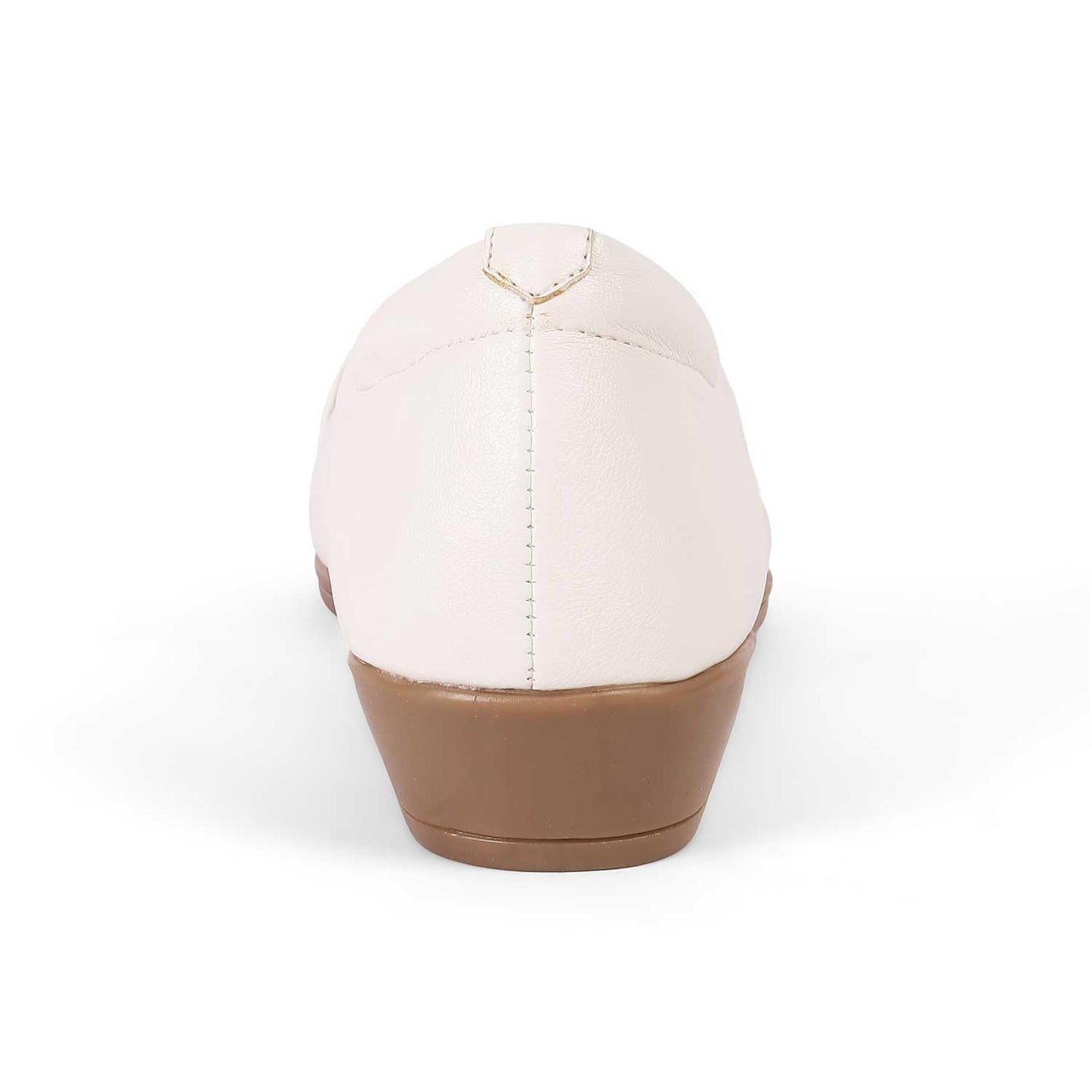 tresmode BOLINGO Women's Ballerina Shoes Footwear White, 6 UK / 39 EU - Round Toe Ladies Ballet Flats Formal Casual Comfortable Wear