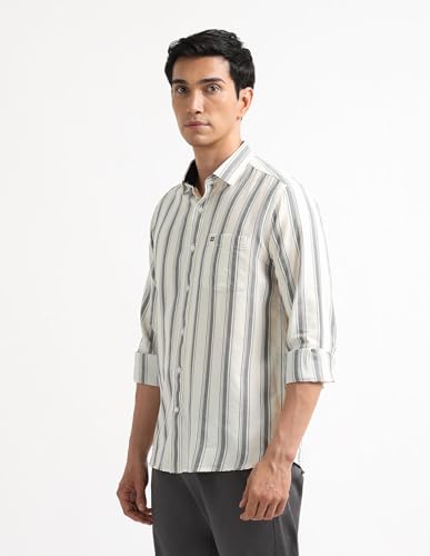 Arrow Sport Beige Casual Shirt_ASAEOSH2034_42