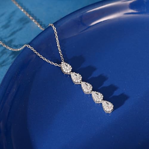 GIVA 925 Silver Twilight Sparkle Pendant with Link Chain| Necklace to Gift Women & Girls | With Certificate of Authenticity and 925 Stamp | 6 Months Warranty