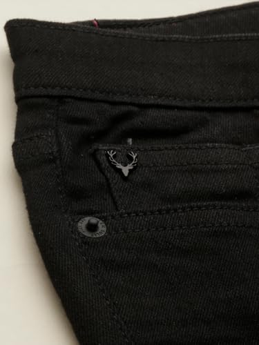 Allen Solly Girl's Regular Jeans (AGDNEBTFU37402_Black