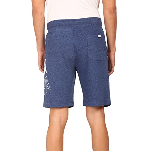 US Polo Association Men's Lounge Shorts (I676-433-PL-M_Denim Melange_Medium)