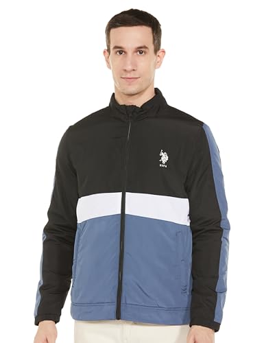 U.S. Polo Assn. Denim Co. Men's A-Line Coat (UDJCK1360_Black