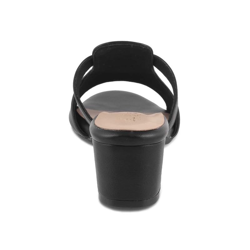 tresmode 239-MISO BLACK WOMEN DRESS BLOCK HEEL SANDALS EU/39 UK/6