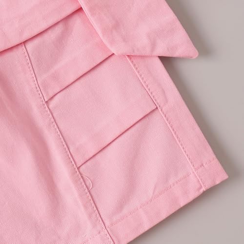 Hopscotch Girls Pink Full Sleeves 2-Pc Bow Applique Pant Set For Age (5-6 Years)