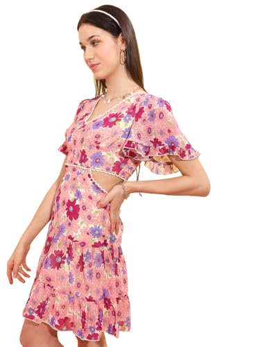 Tokyo Talkies Women Regular Fit TTJ6010889 Peach L