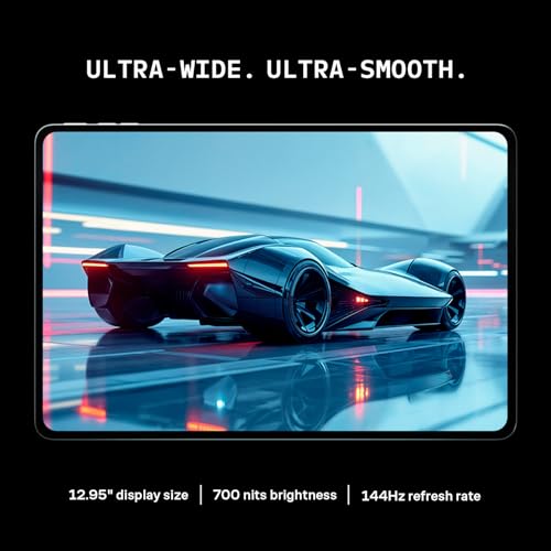 Brave Ark 2-in-1 Android PC | Segment's Biggest 14,550mAh Battery | Snapdragon 8s Gen 3 | 12.95" 2.8K 144Hz | DTS Audio 8 Speakers | 12GB RAM 256GB ROM | Brave Ark Pen 20+ Functions | Galactic Blue