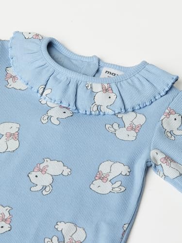 Max Girls Ribbed Assorted Top - Pack of 2 (Blue_18-24 M)