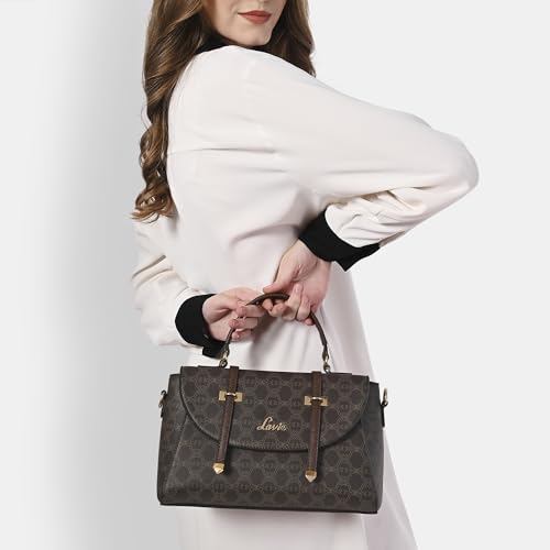 Lavie Women's Beech Flap Satchel Bag | Satchel Handbag for Work | Ladies Purse | Stylish Shoulder Bag | Gift for Women