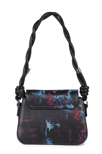 Women Black Print Casual Sling Bag