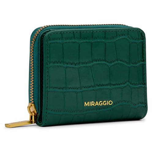 Miraggio Lea Bi-Fold Wallet for Woman with Zip Around Closure |Small Wallet for Women|Gift Items for Women
