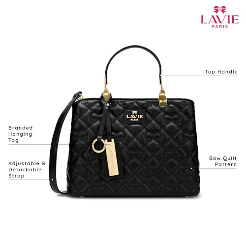 LAVIE PARIS Women's Quincy Satchel Bag | Satchel Handbag for Work | Ladies Purse | Stylish Shoulder Bag | Gift for Women