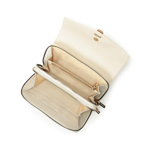 Fastrack Buckle Belle Sling | Faux-Leather Women’s Handbag | Buckle-Detail Flap, Two Compartments, Card Slots, Zipper Pocket & Chain Strap
