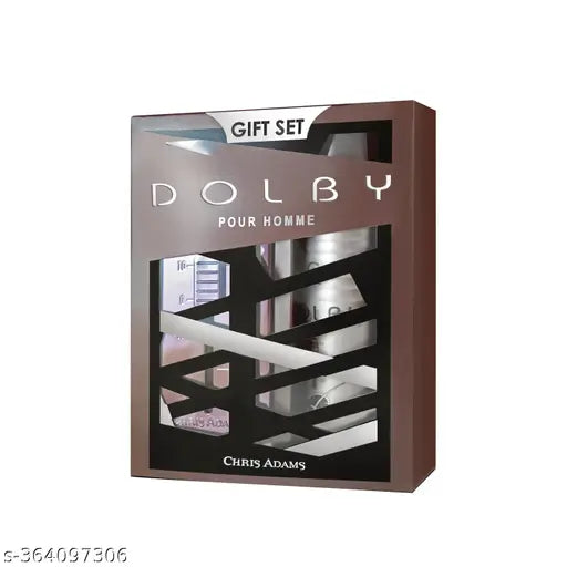 Chris Adams Gift Set - Dolby | EDP, 100ml + Deodorant Body Spray, 200ml