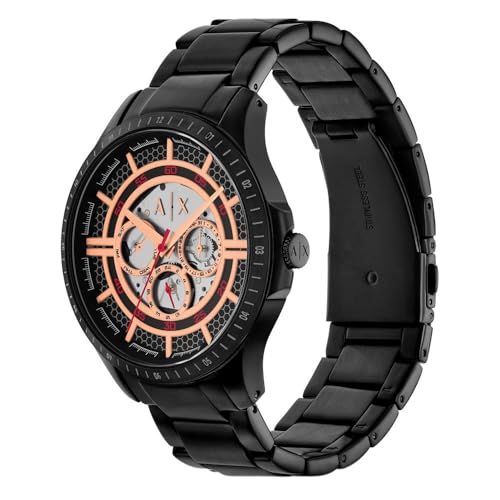 Armani Exchange Black Quartz Stainless Steel Watch AX2465