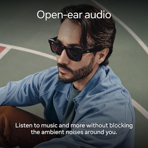 Ray-Ban | Meta Wayfarer (Gen 1) - Matte Black, Polarised Gradient Graphite Lenses