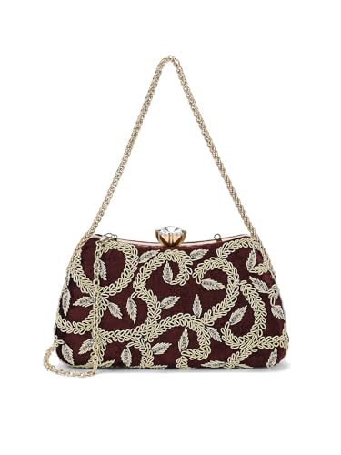 Lavie Signature Women's Trenton Handle Framed Clutch | Ladies Purse | Gift For Women