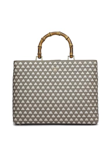 Da Milano Genuine Leather Grey Satchel (Medium) (01668)