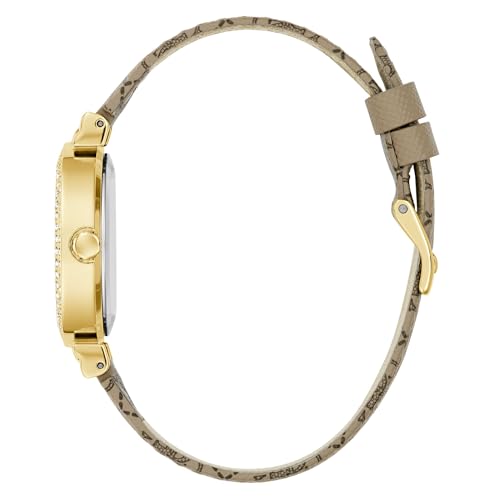 GUESS Champagne Round Dial Analog Women's Watch - GW0943L2