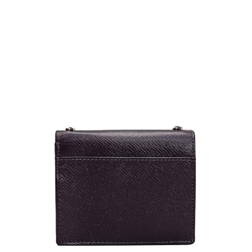 Da Milano Leather Sling Wallet for Women - Purple (LSW-10262A)