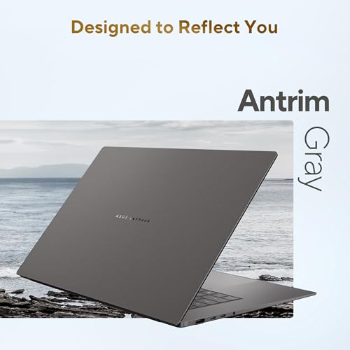 ASUS Zenbook S 16 (2026), AMD Ryzen AI 9 465, AMD Radeon iGPU, 32GB RAM, 1TB SSD, OLED, 16", (40 cm), Windows 11, M365 Basic(1 Year)* Office 2024, Antrim Gray, 1.50 kg, UM5606GA-SR248WS,Co-Pilot+ PC