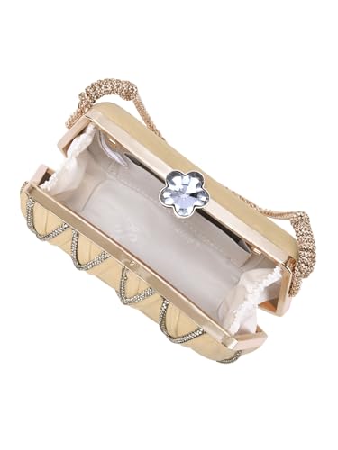 Lavie Signature Women's Scarnton Handle Framed Clutch | Ladies Purse | Gift For Women