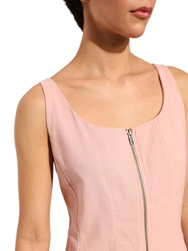 ONLY Women's Fit and Flare Pink Dress