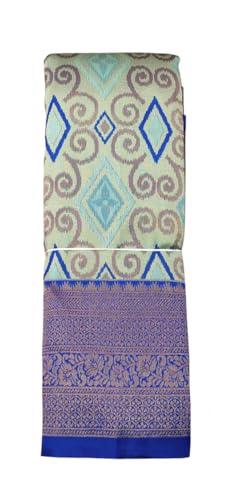 SREE KUMARAN Women's Kanchipuram Kubera Silk Pure Pattu Sarees With Blouse