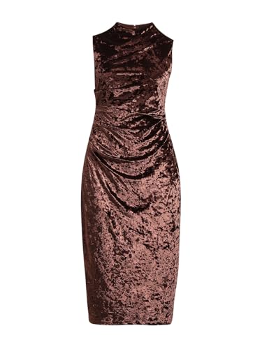 VERO MODA Women's Bodycon Maroon Dress