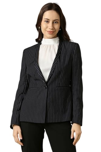 Allen Solly Women's Blazer (AHBZWRGFI13580_Black
