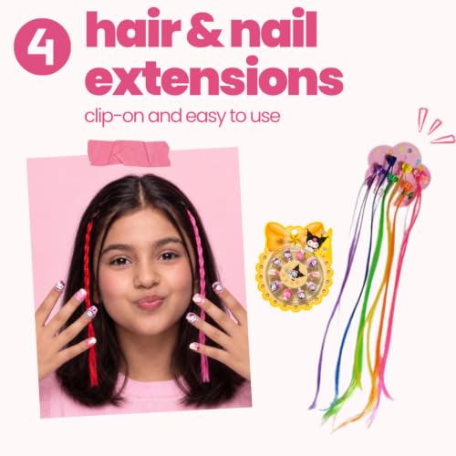 Tuco Kids Mega Makeup Kit, Lip Tint, Kajal & Nail Paint, Ages 6-15