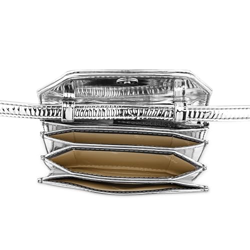 Fastrack Women Compact Clutch with Semi PU Belt