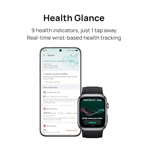 Huawei Watch D2, Smartwatch 1.82" AMOLED, Ambulatory Blood Pressure Monitoring,Sleep Breathing Awareness, SpO2, Light and Slim Design, Health Community, Smart Lifestyle, Bluetooth Calling, Gold