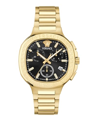 Versace Analog Black Dial Unisex's Watch-VEVCA0724