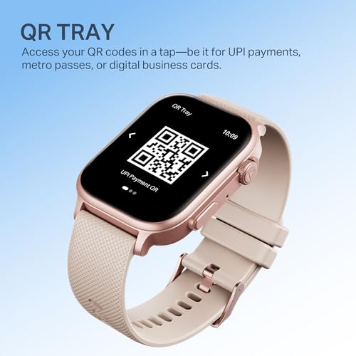 boAt New Launch Storm Infinity Max, 20 Days MAXIMUM Battery, Biggest Battery Capacity Ever! 2.01" (5.1cm)Display, Functional Crown, AI Nudges, BT Calling, Smart Watch for Men & Women (Cherry Blossom)