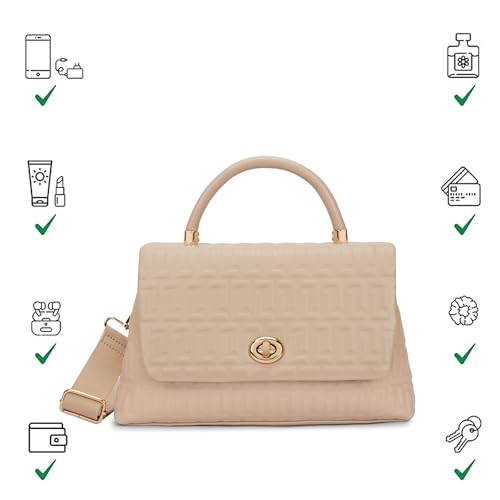 Lavie Luxe Women's Chaney Flap Satchel Bag | Satchel Handbag for Work | Ladies purse | Stylish Shoulder Bag | Gift for Women