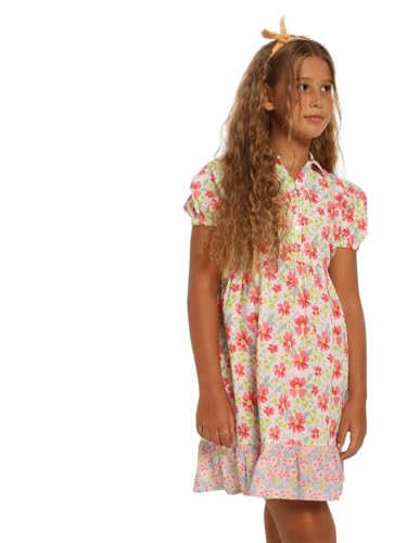 VERO MODA Girl Floral Print Above Knee Length Multicolor Fit & Flare Dress