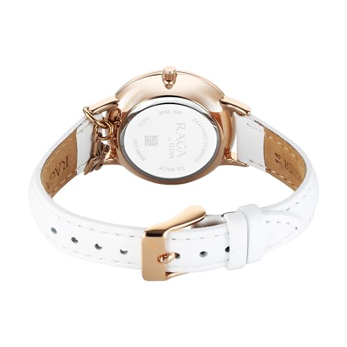 Titan Raga Showstopper 2.0 Quartz Purple MOP Dial Watch for Women-95274WL03