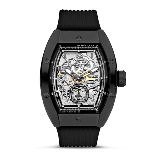 Cerruti 1881 Watch for Men with Black Dial in 50 MM, strap