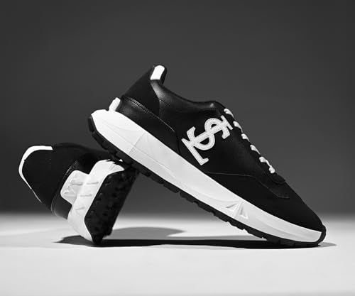 LOUIS STITCH Egyptian Black Sneaker for Men | Comfortable & Durable Sneaker | LSP-SNK-NBL-JB | UK-9