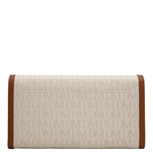 Da Milano Premium Leather Wallet for Women | Multi Compartment Travel Wallet - Marshmallow White