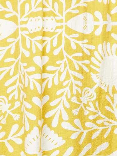 Max Cotton Blend Western Skirt Yellow