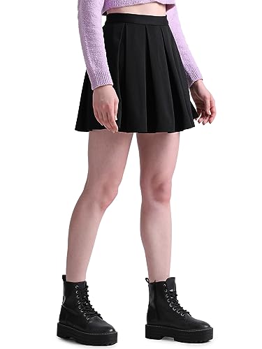 Only Women's Above Knee Black Skirt_