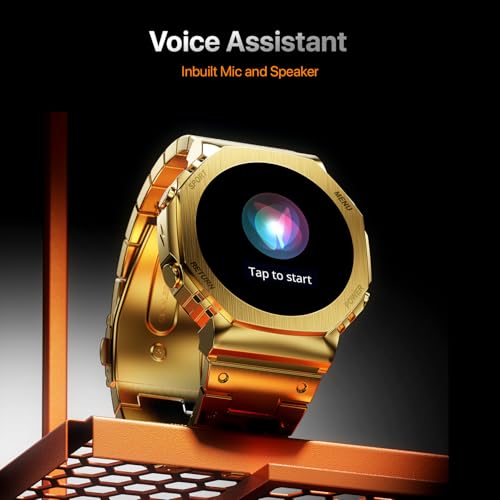 Boltt Obsidian 33.5mm (1.32 inch) AMOLED Display, Stainless Steel Design, 466 * 466 px Resolution, Bluetooth Calling, Multiple Sports Modes, Health Mode, IP67, Weather Updates