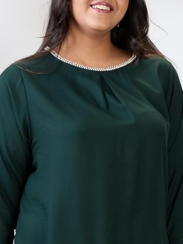 Globus Women Co-ord Set (GS576658_Green_5XL)